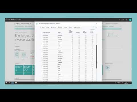 Open a New Fiscal Year in Dynamics 365 Business Central