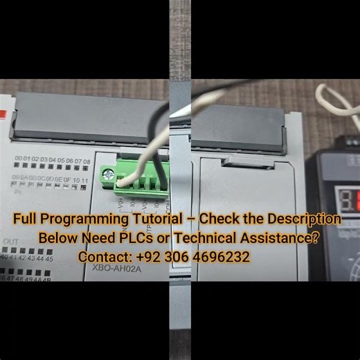 LS PLC XGB analog programming in just 18 seconds #analog
