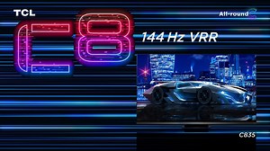 101K views · 624 reactions | Want perfect picture with no lagging?  Now with our new #TCL_C835, it’s not a dream anymore! With an ultra-fast #144Hz VRR and marvelous #MiniLED, your motion picture viewing experience is upgraded instantly  #TCL #AllroundC https://www.tcl.com/global/en/tvs/c835 | TCL Electronics | Facebook