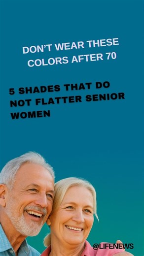 Fashion doesn’t stop at 70 — but some colors can actually make women look older, washed out, or less confident. Stylists reveal the shades that no longer flatter after 70 — and the better options that bring out brightness, beauty, and youthfulness. In this video, you’ll discover the 5 colors women over 70 should avoid — and what shades look best instead. ✨ What you’ll learn: 🚫 Colors that highlight wrinkles & dull skin 🎨 Flattering shades that brighten your look 👗 Simple fashion swaps that ad
