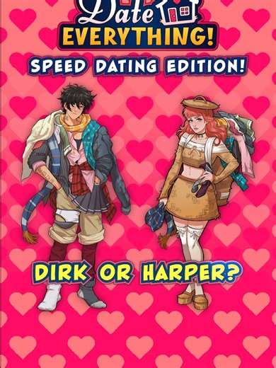 Dirk.... OR....Harper?? #dateeverythinggame #decisions #datinglife #gamerlife