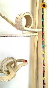 Lift the marbles 175cm #marblerun #ビー玉コースター