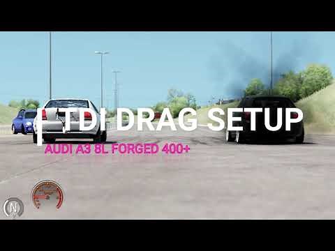 Drag Setup Audi A3 8L TDI ARL Assetto Corsa diesel MOD