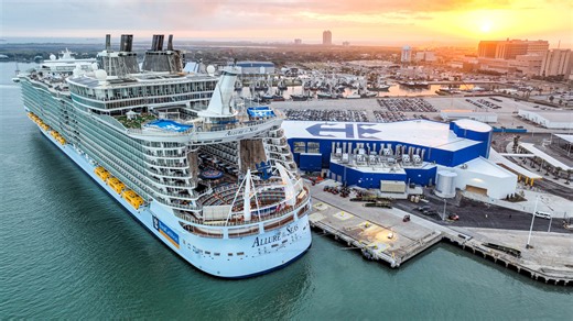 Royal Caribbean Newest cruise terminal in Galveston Texas opens its doors and welcomes Allure of the Seas | Chip and Company