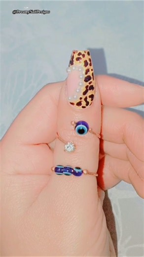 LEOPARD PRINT NAIL ART 🐆 | Easy & Stylish Nail Design at Home#easynailart #viralnailart #viralrelss