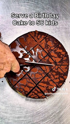 Would kids be able to finish this slice? #letthemeatcake #cake #cakehack