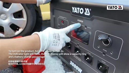 1.7K views · 25 reactions | Power where you need it, when you need it. ✨ Meet the YATO Portable Power Station – available in 2400W and 3600W models! From charging your phone to running your fridge, this powerhouse has got you covered. Ideal for: Camping trips ️ Emergency backup  DIY projects  Outdoor events  Lightweight, powerful, and built to last. Ready to unleash your energy?  | YATO tools | Facebook