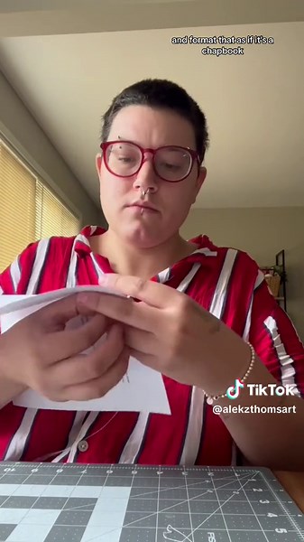 Boygenius Bookbinding Chapbook Flip Through