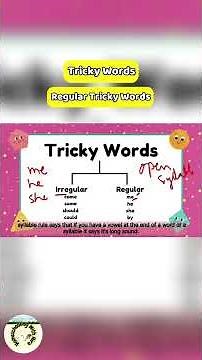 Tricky Words | Regular Tricky Words Explained #shorts #youtubeshorts