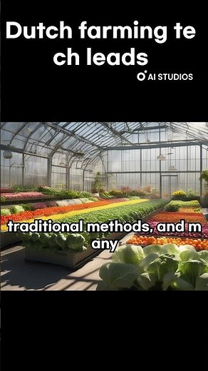 How the Netherlands Became a Small Country With Giant Agricultural Power.