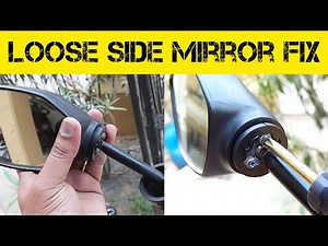 How To Tighten a Loose Side Mirror | Scooter or Motorcycle | TVS Ntorq 125 | DIY