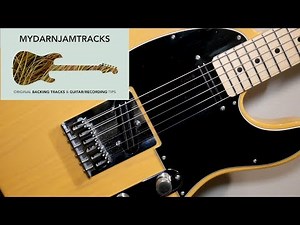 Easy Country Rock Backing Track in A
