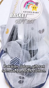 11 reactions | This gift set comes elegantly packaged, ready for baby...