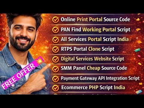 💥Source Code Low Cost Website Live ⚡DHAMAKA OFFER – All Types Portal & API Scripts 2026💫✨#sourcecode