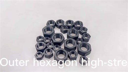 Hex Nut Grade 8.8 Steel DIN934 M2 M2.5 M3 M4 M5 M6 M8 M10 M12 M14 M16 M20 M24 Hexagon Bolt Nuts