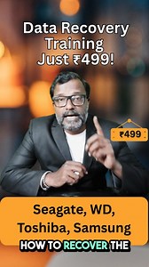 Computer Service Engineer? 💻 Learn Data Recovery in just 2 hours & start offering a high-demand service to customers. Live Training @ ₹499! 🔥 Get hands-on training, learn by doing and get started quickly. Boost your skills now! | Begate Data Recovery