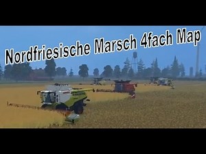 LS15 Nordfriesische Marsch 4fach Mod Map Vorstellung Landwirtschaft Simulator 2015