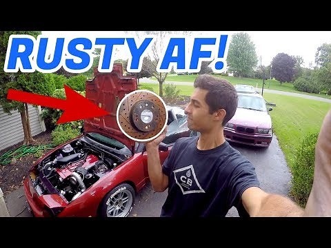 How to get Rid of RUSTY Brake Rotors FOREVER!