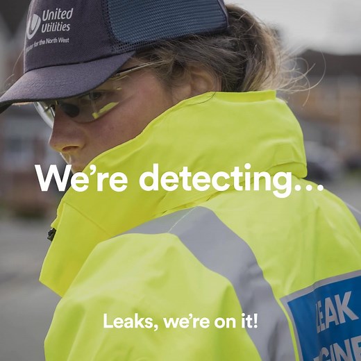 Leaks, we’re on it! We're inspecting… we take samples of leaking water, to help determine the nature of the leak and to help locate it’s source. 🔍 Have you spotted a leak on a road or a footpath? Let us know and we’ll sort it 📲 | United Utilities