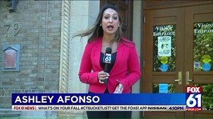 WARNING: Video tough to watch. A deer has been euthanized after being impaled on a fence in Hartford early Thursday morning. A FOX61 viewer sent in an email reporting around 5:30 a.m. that the deer was stuck on Capitol Avenue. FOX61 then notified DEEP who arrived a couple hours later. FOX61's Ashley Afonso was the only reporter at the scene and shares the details. --> http://via.fox61.com/raJnT | FOX61