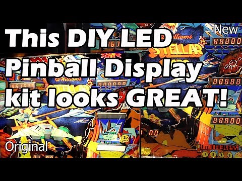WOLFFPAC TECH LED pinball displays - Unboxing and Review - Williams System 3-6