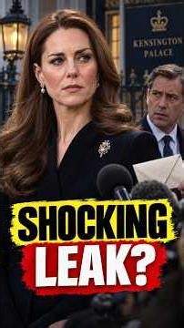 Kate Middleton FURIOUS After This Shocking Leak