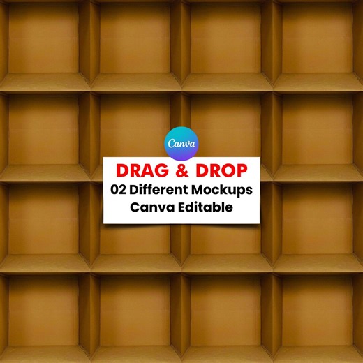 16 Empty Cardboard Boxes Template, Inside the Box Template, Photography Background, 13 Empty Box Cardboard Boxes, Canva Template - Etsy