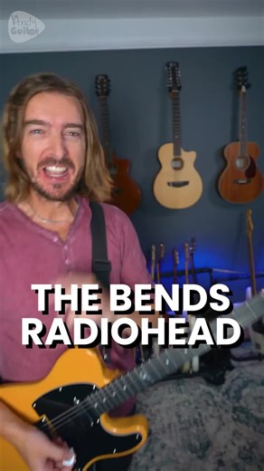 Andy Crowley on Instagram: "Let's learn The Bends by Radiohead - a simple electric guitar song that anyone can learn to play! New electric guitar course for beginners available NOW at andyguitar.co.uk"