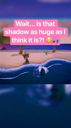 When You Accidentally Catch a WHOPPER! 😱🐟 #nintendoswitch #acnh #shorts