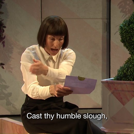 'My lady loves...me'😍 Tamsin Greig as Malvolia in Twelfth Night (2017). | National Theatre Live