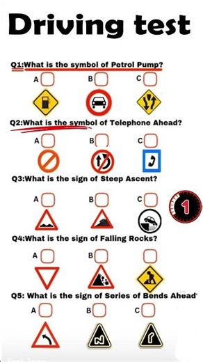 Driving test #ontariog1test #quiz #drivingtest