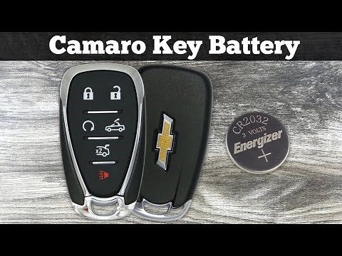 2016 - 2024 Chevy Camaro Key Fob Battery Replacement - How To Change Replace Camaro Remote Batteries