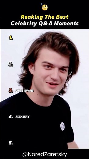 Ranking of the Best Celebrity Q&A Moments #ChrisEvans #RyanReynolds #Celebrity #JenniferLawrence