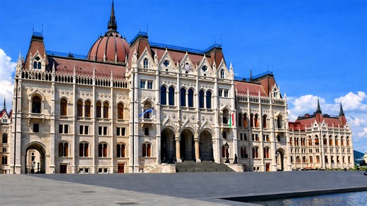 Budapest’s parliament looks like a fairy-tale palace