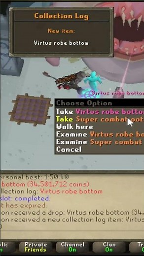 Muts gets Virtus robe bottoms. Big gz! #osrs #shorts