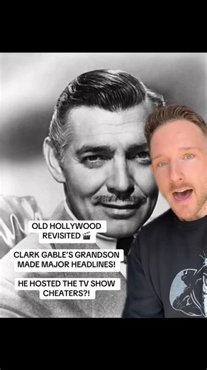 John Joseph Krukowski on Instagram: "Clark Gable’s only grandson made quite a few headlines while on this earth. Meet Clark James Gable, he hosted the tv show Cheaters! #oldhollywood #clarkgable #cheaters"