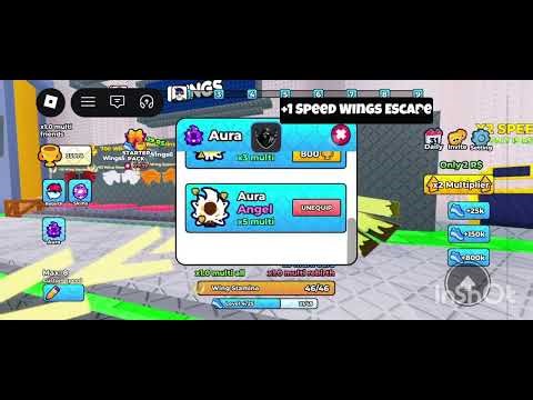 🦅 +1 Speed Wings Escape Script - Fast Wins Train Rebirth