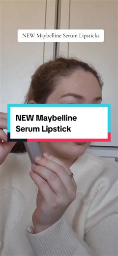 The NEW @MaybellineUK Serum Lipsticks are sooo comfortable on the lips 😍 I'm using shade Crop Top 💋 #maybelline #tiktokviralbeauty #BlackFridaySales #TiktokMadeMeBuyIt #lipstick
