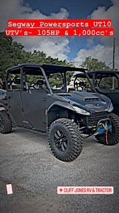 Work Hard Play HARDER With Our 2024 Segway® Powersports UT10 UTV Utility Side by Side Vehicle! ...The Segway UT10 Crew is your trusty sidekick for any adventure. Whether you’re exploring rugged terrain, working on a farm, or just looking for a fun way to get around, this versatile utility vehicle is ready to roll!Great Prices, Service, and Financing Available- Text us TODAY for more information 979-325-2149! #cliffjonesrvtractor #cliffjonesrv #cliffjones #sealy #texas #houston #katy #segway #seg