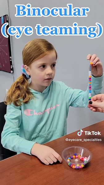 What a vision therapy session looks like. #visiontherapy #eyes #optometry #amblyopia #strabismus