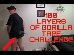 100 LAYERS CHALLENGE GORILLA TAPE EDITION!!