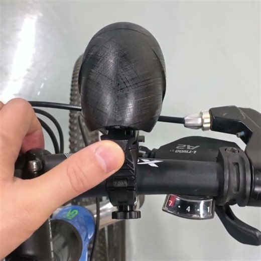 Outdoor Riding Rechargeable DIY Bike Bell & Front Light | IP65 Waterproof 1200mAh 6 Volume Levels