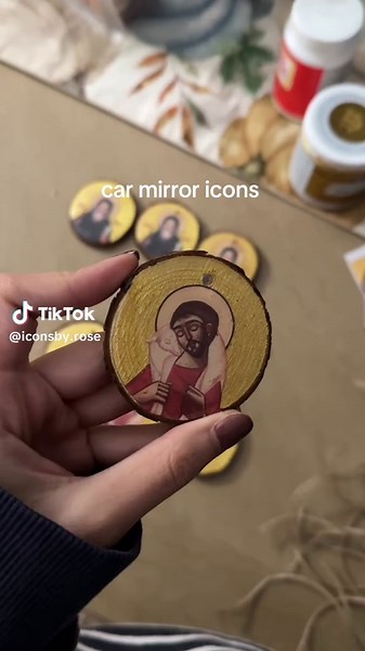 Unique Car Mirror Icons Available on Etsy