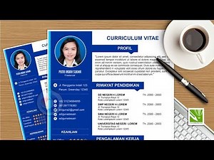 how to create cv design resume in coreldraw