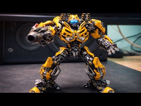 Customized paint Blokees Transformers DOTM Bumblebee model kit 