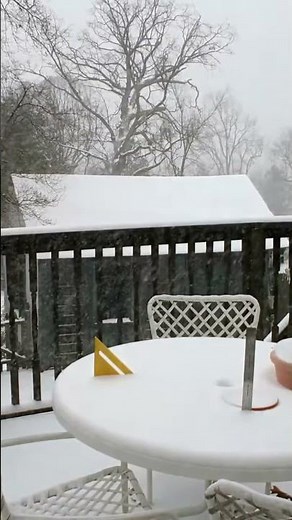 Time lapse #snow #snowstorm #snowday