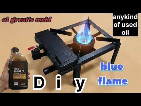 Part 2 How to Build a Powerful Oil Burner Using Used Engine Oil