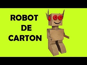 Como Hacer un Robot de Cartón Escolar
