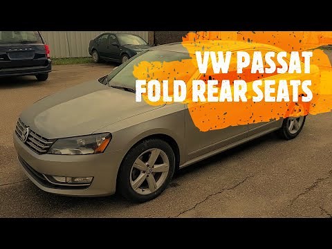 How to Fold Rear Seats on B7 Volkswagen Passat