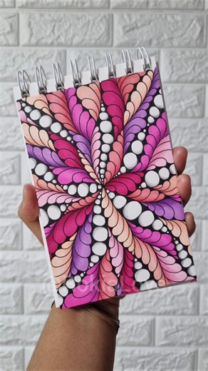 Simple Zendoodle Idea #artforbeginners #zendoodle #abstractart #artformentalhealth #zenpatterns